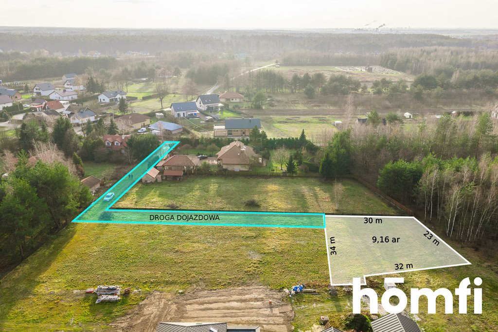 Działka budowlana na sprzedaż Wola Chorzelowska  916m2 Foto 1