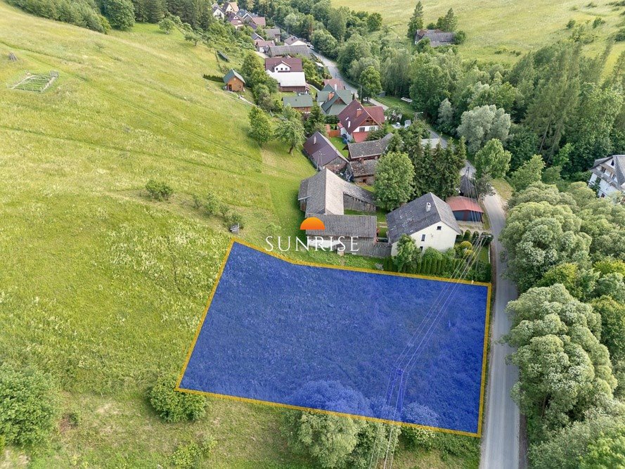 Działka 1519 m² z widokiem na góry, media, asfalt Grywałd, Jana Pawła II 74  1 519m2 Foto 1