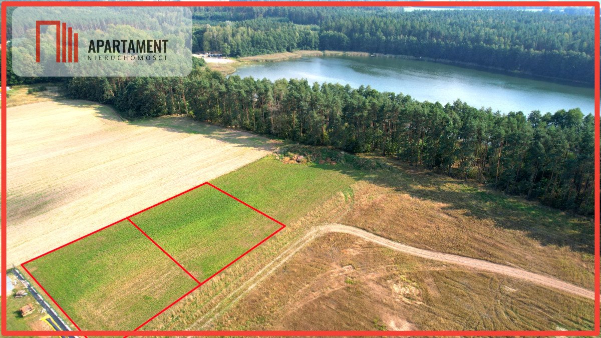 Działka budowlana 850m² z mediami, las i jezioro blisko Płocicz  850m2 Foto 1
