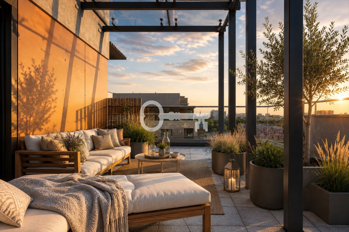 Polecam luksusowy penthouse 137 m² z tarasem 56 m² i panoramicznym widokiem Warszawa, Mokotów Wierzbno, Puławska  137m2 Foto 1