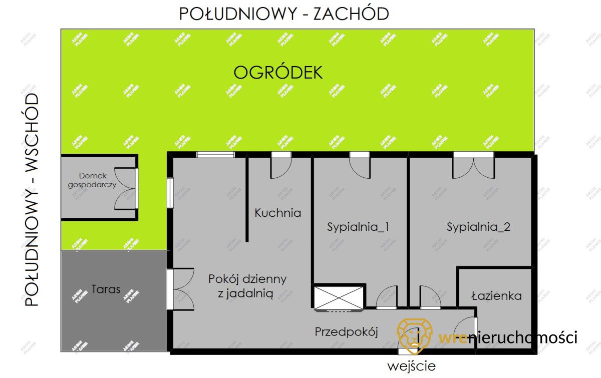 Mieszkanie trzypokojowe na sprzedaż Wrocław, Muchobór Wielki  67m2 Foto 2