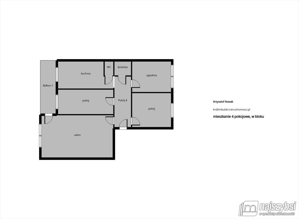 Mieszkanie czteropokojowe  na sprzedaż Łabuń Wielki  68m2 Foto 21