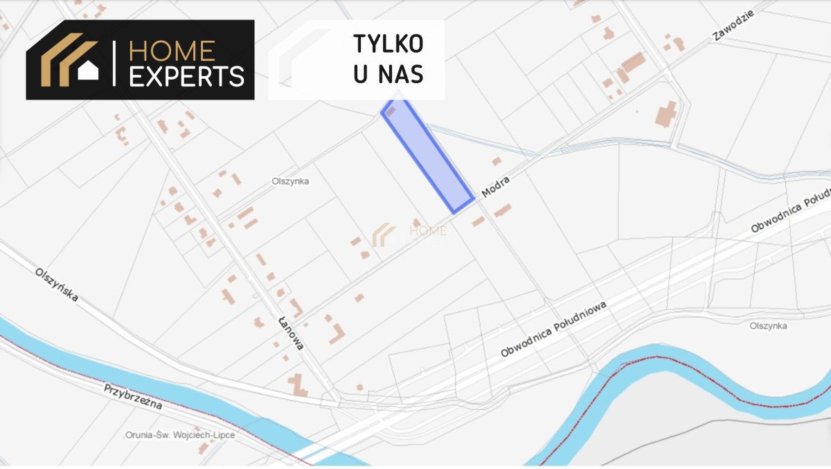 Działka rolna 9 821 m² w Gdańsku Olszynce - bez planu Gdańsk, Olszynka, Modra  9 821m2 Foto 1