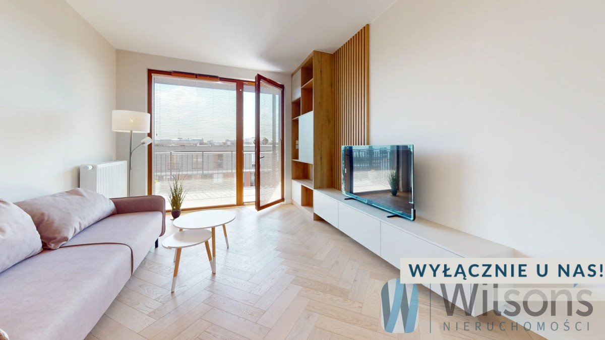 Zapraszam do wynajmu nowoczesnego 2-pokojowego apartamentu 46 m² w Wilanowie Warszawa, Wilanów, Jerzego Holzera  46m2 Foto 1