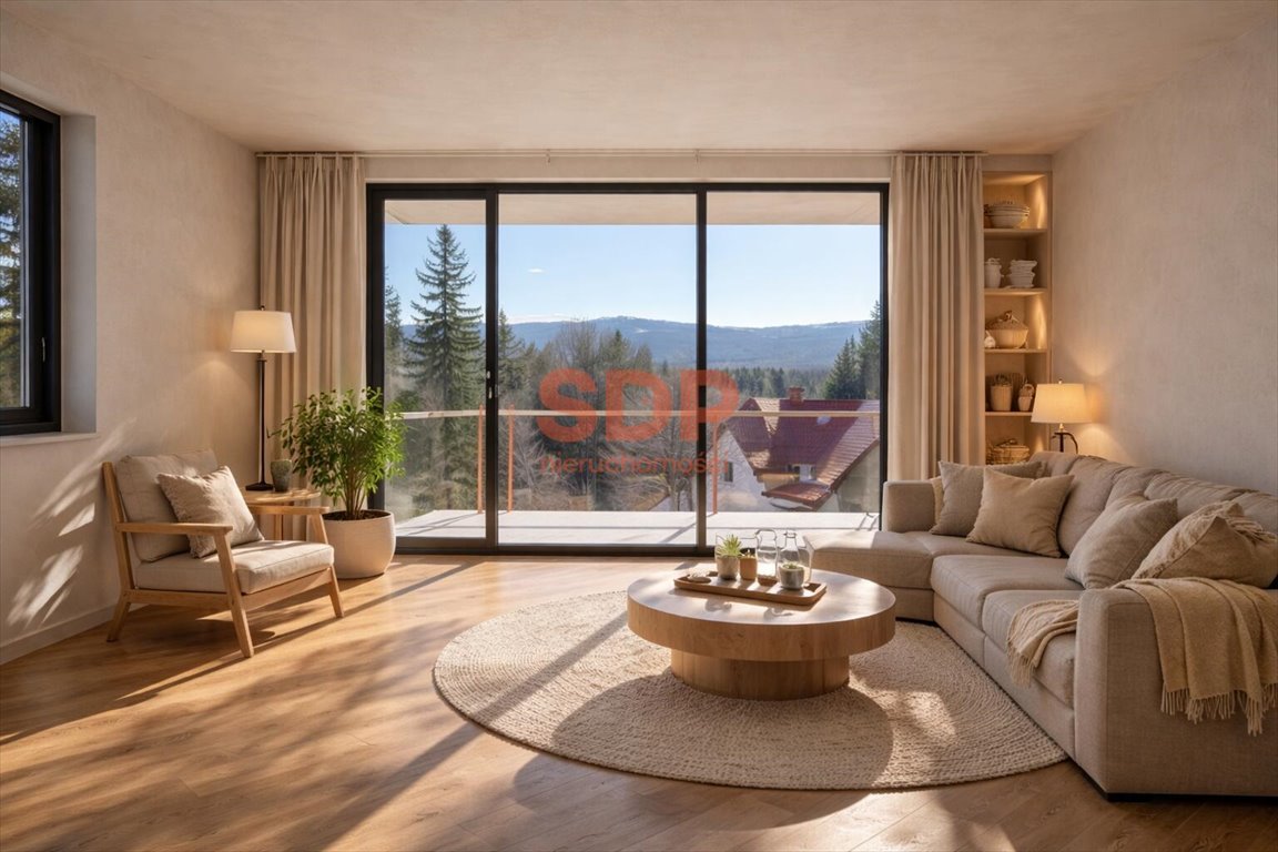 Widok na Karkonosze, balkon, 33,67 m2, Szklarska Poręba Szklarska Poręba, Szklana  34m2 Foto 1
