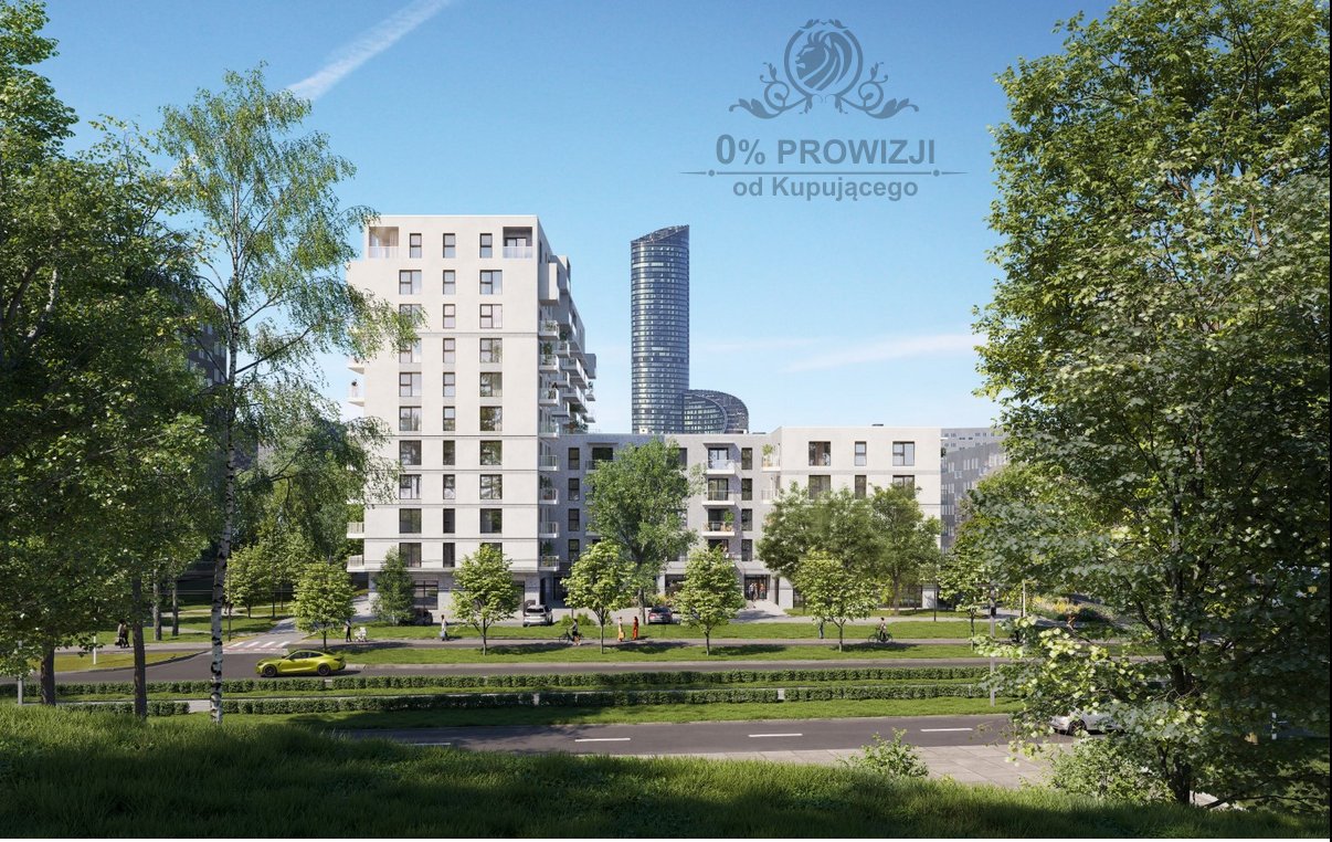 Nowoczesne 34,77 m2 z balkonem, garażem i widokiem Wrocław, Krzyki, Os. Powstańców Śląskich  35m2 Foto 1