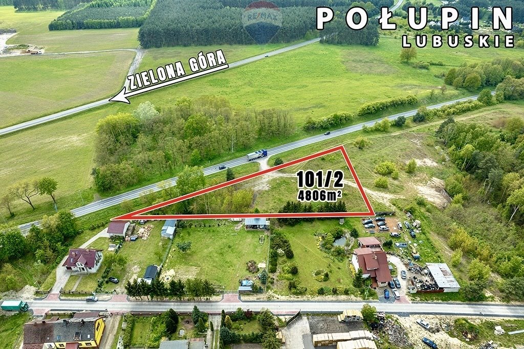 Działka budowlana na sprzedaż Połupin, Krośnieńska  4 086m2 Foto 4