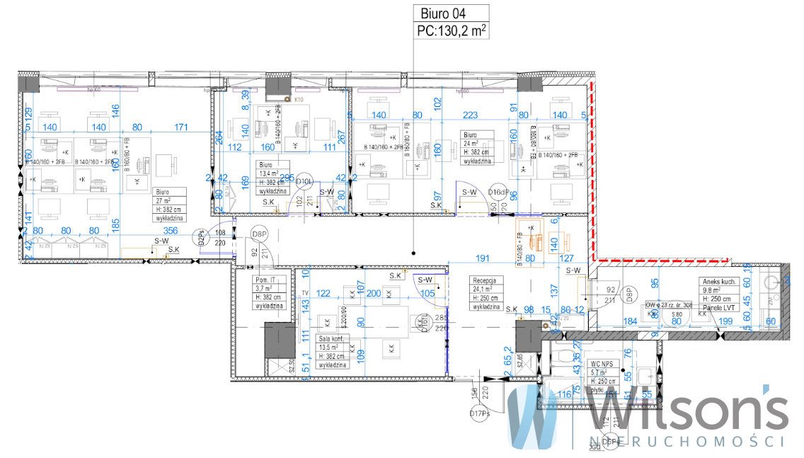 Lokal użytkowy na wynajem Warszawa, Mokotów, Jana III Sobieskiego  148m2 Foto 12