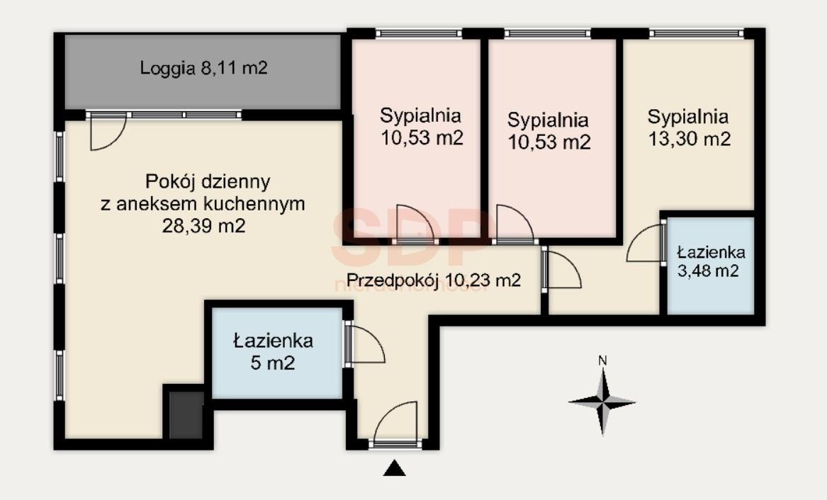 Mieszkanie czteropokojowe  na sprzedaż Wrocław, Śródmieście, Kleczków, Wybrzeże Conrada - Korzeniowskiego  82m2 Foto 2