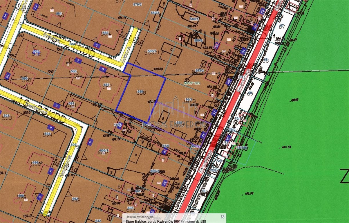 Działka budowlana na sprzedaż Kwirynów, Generała Władysława Sikorskiego  1 822m2 Foto 1