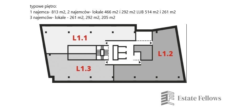 Wynajmę nowoczesny biurowiec przy Christo Botewa - 514 m² Kraków, Christo Botewa  533m2 Foto 1