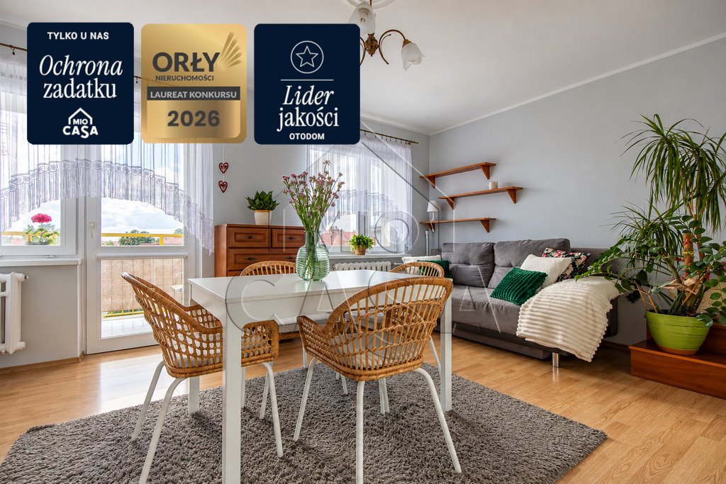 Na sprzedaż przestronne 65,9 m² z balkonem i dwoma łazienkami Malbork, Grunwaldzka  66m2 Foto 1