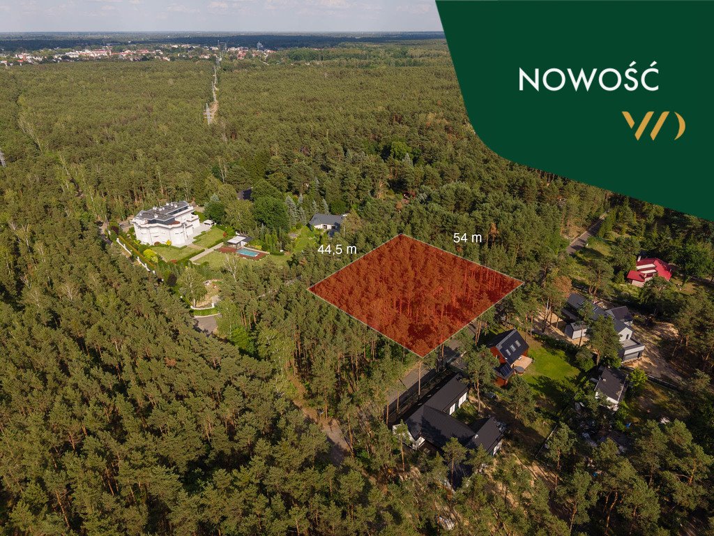 Działka 2400 m² w Wiśniowej Górze, las, media, MPZP Warszawa, Wawer, Wiśniowa Góra, Dzięgielowa  2 400m2 Foto 1