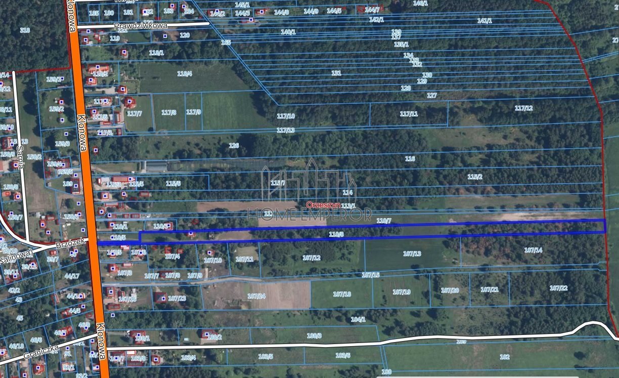 Działka 13 565 m² z mediami, możliwość zabudowy - polecam! Orzeszyn, Klonowa  13 565m2 Foto 1