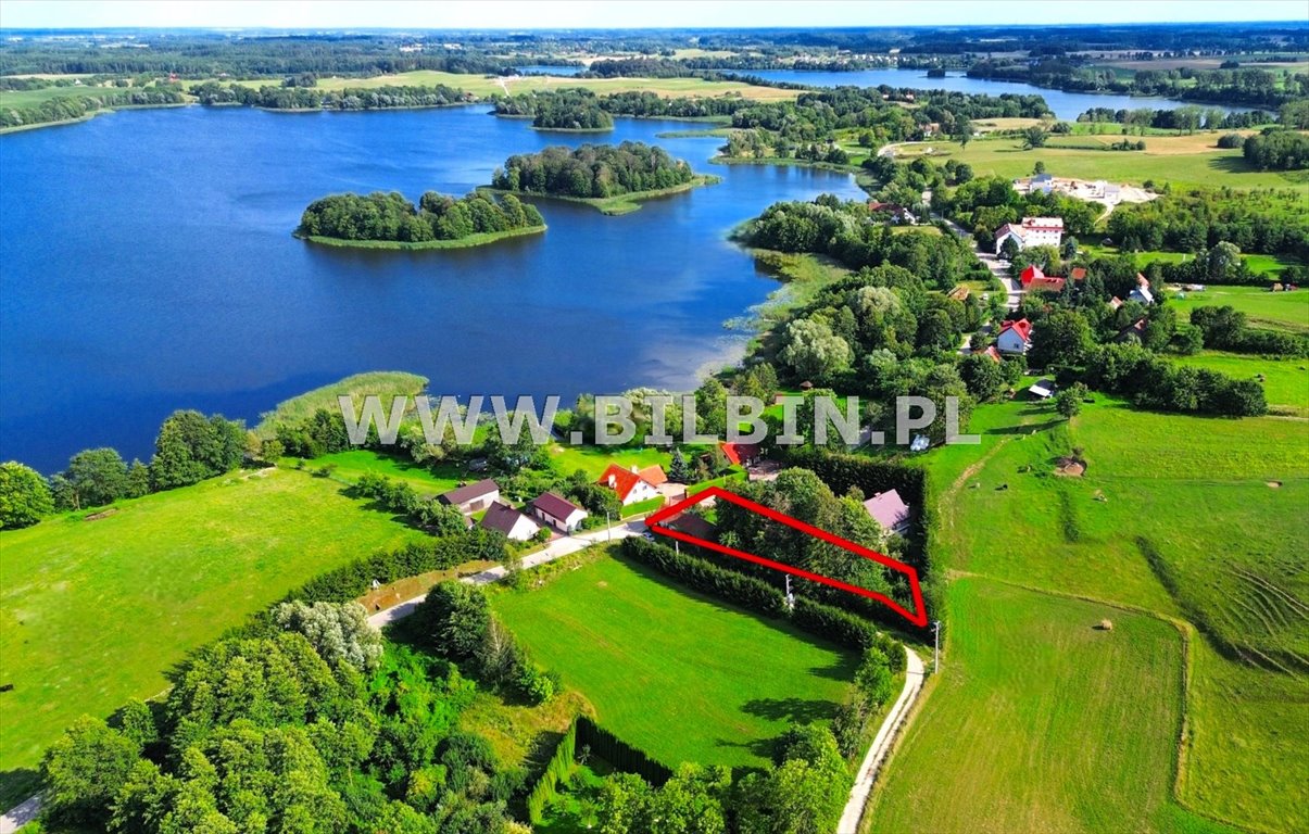 Działka siedliskowa nad jeziorem 1574 m² w Dudkach Dudki  1 574m2 Foto 1