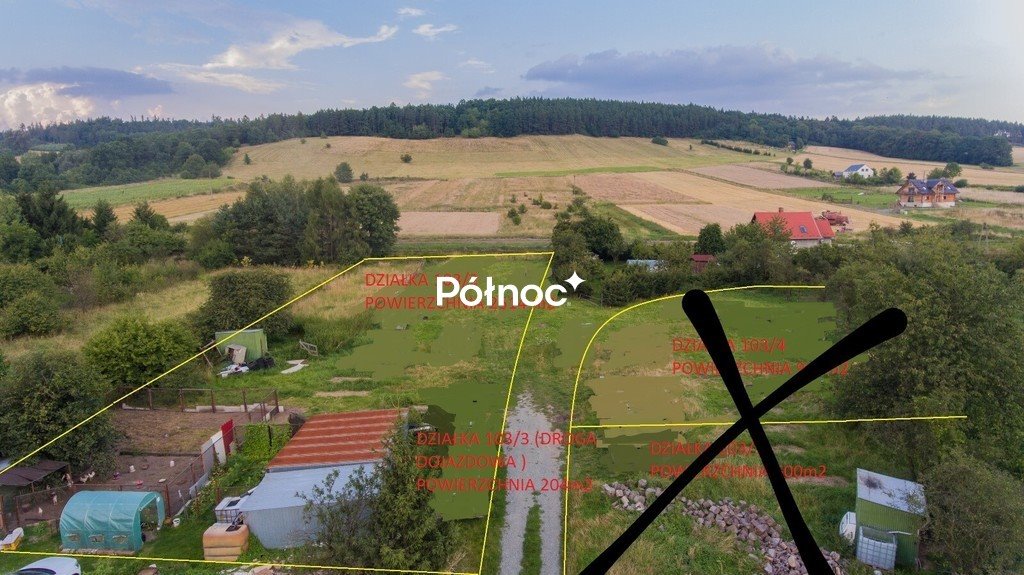 Działka 2514 m² w Gołogłowach z udziałem w drodze Gołogłowy  2 514m2 Foto 1