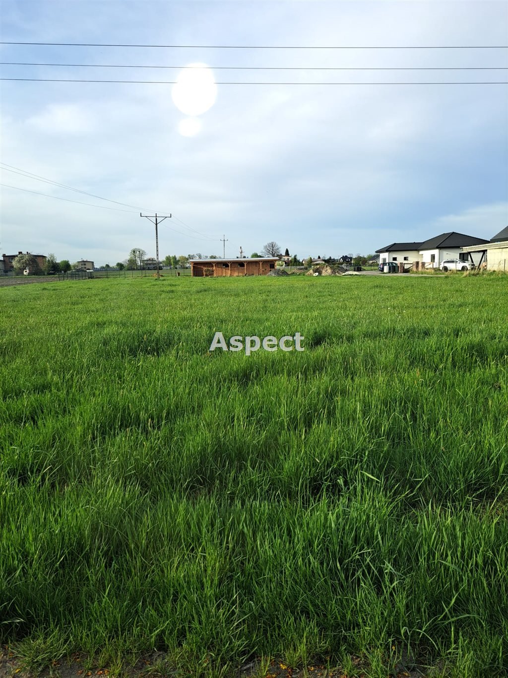 Duża, słoneczna działka pod dom w Rudziczce z mediami suszec, rudziczka  3 278m2 Foto 1