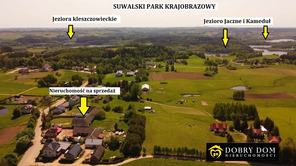 Urokliwa działka 2900 m2 z budynkami i altaną w Suwalskim Parku Smolniki  2 900m2 Foto 1