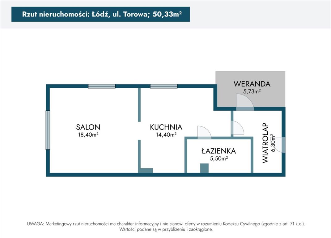 Dom na sprzedaż Łódź, Chojny, Torowa  50m2 Foto 5