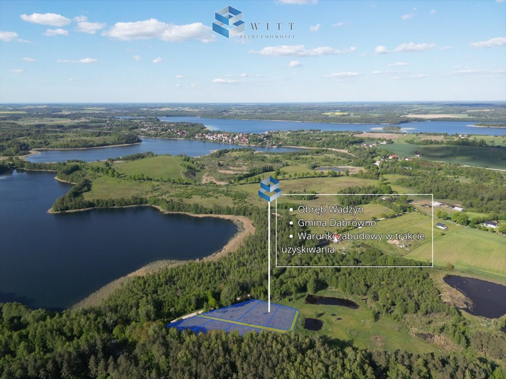 Działka budowlana na sprzedaż Wądzyn  1 022m2 Foto 1