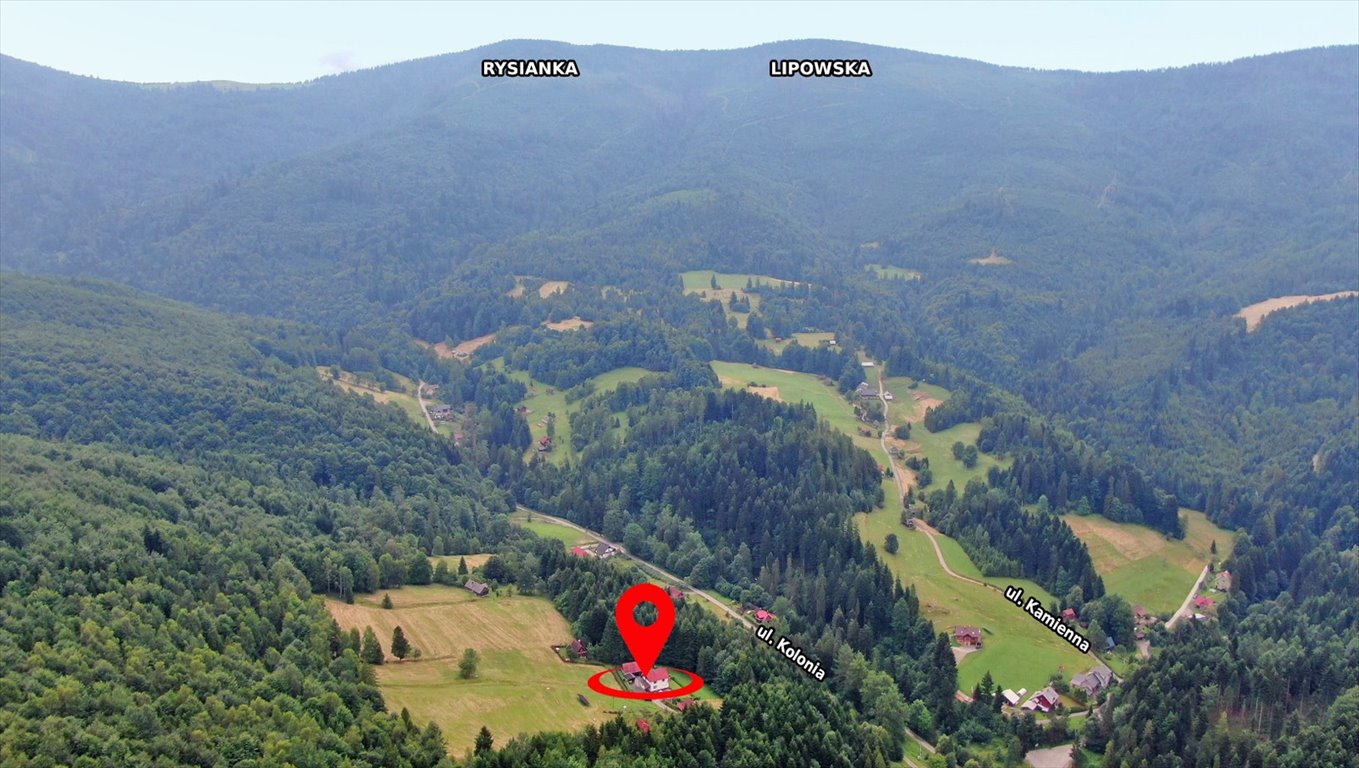 Dom z dużą działką i górskim widokiem w Gilowicach Gilowice, Zakopiańska 2  195m2 Foto 1