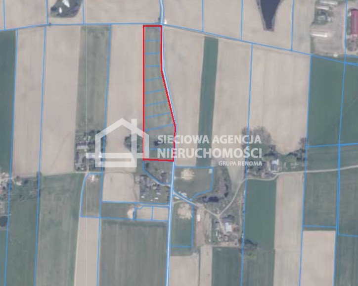 Działka 1194 m² pod dom jednorodzinny w Wysinie Wysin  1 194m2 Foto 1