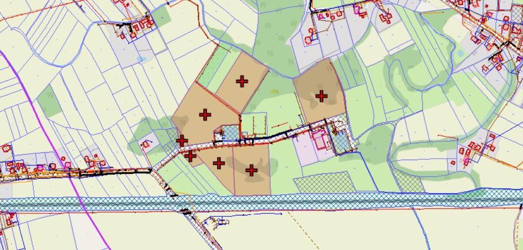 Działka inwestycyjna 6,55 ha z mediami i MPZP Łańcut  65 558m2 Foto 1