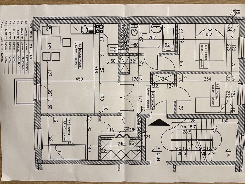 Mieszkanie czteropokojowe  na sprzedaż Wieliszew  71m2 Foto 7