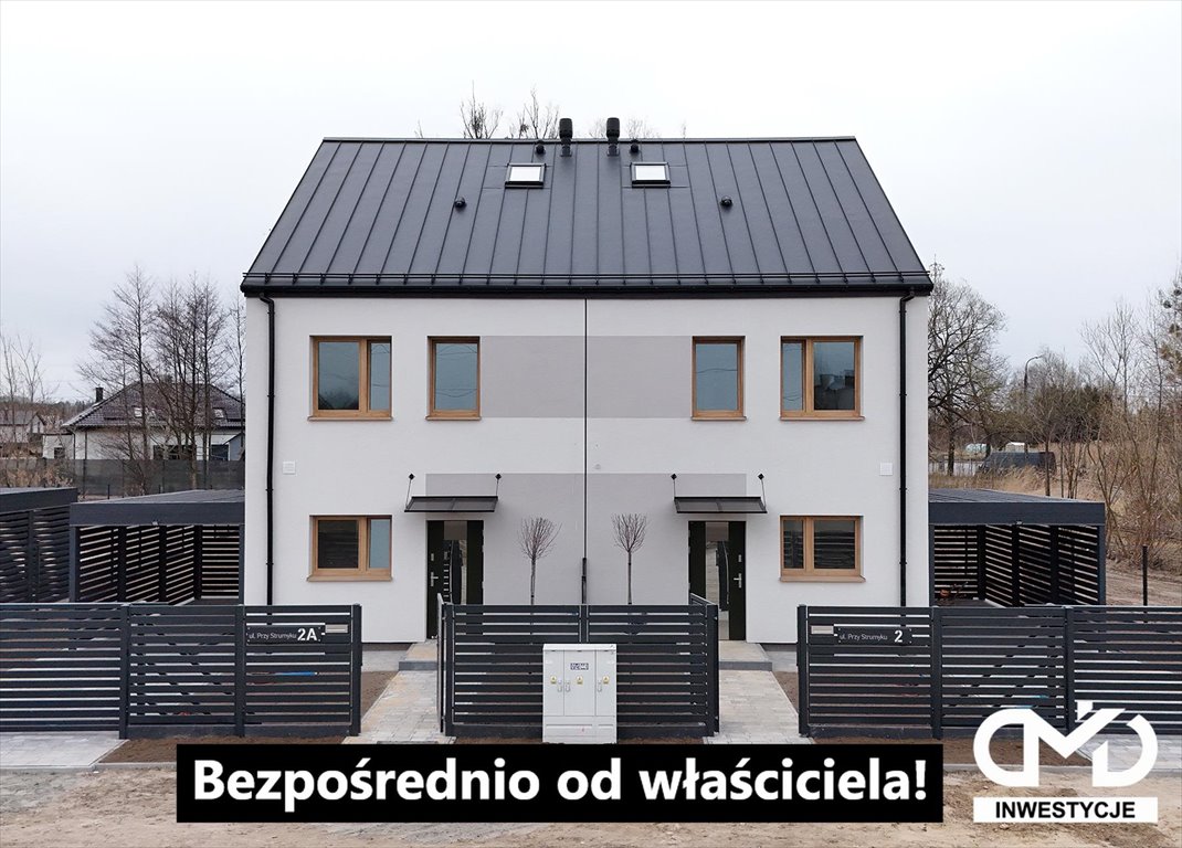 Na sprzedaż nowoczesny bliźniak 129 m² z dużym ogrodem w Izabelinie Mościska  129m2 Foto 1