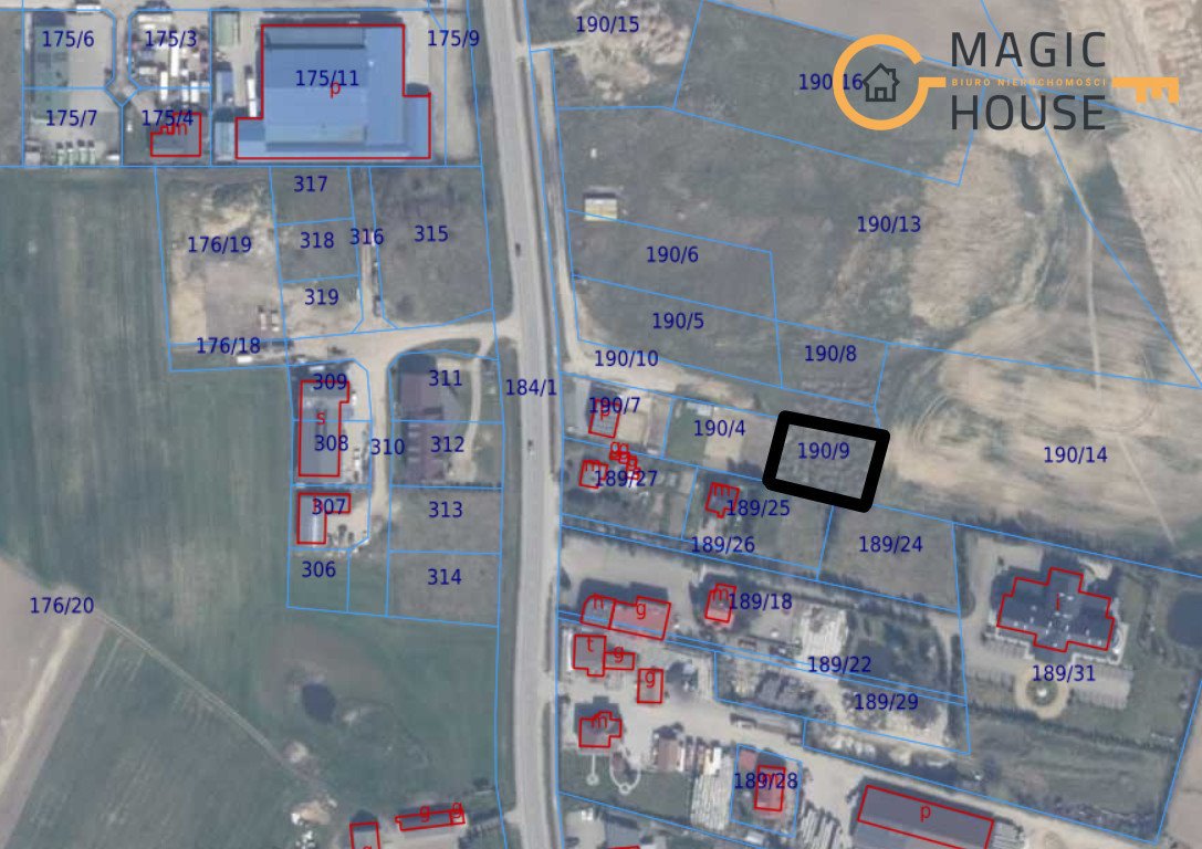 Działka 1001 m² pod dom lub inwestycję w Małkowie Małkowo, Gdyńska  1 001m2 Foto 1