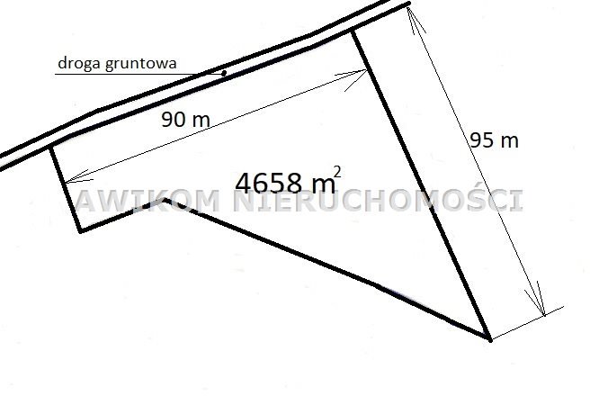 Duża działka 4658 m² z lasem, media, blisko natury Nowe Kęszyce  4 658m2 Foto 1