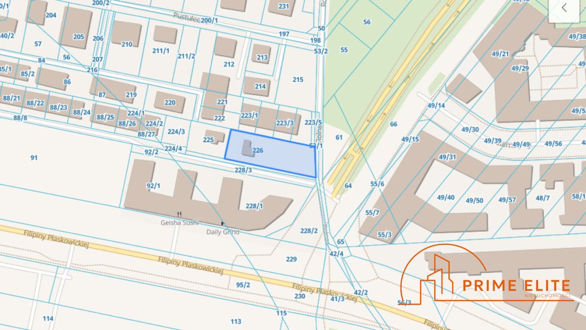 Działka przemysłowo-handlowa na sprzedaż Warszawa, Ursynów  1 228m2 Foto 2