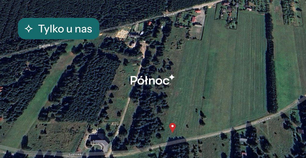 Działka pod dom w otoczeniu lasów, 6351 m² Śmiertny Dąb, Sosnowa  6 351m2 Foto 1