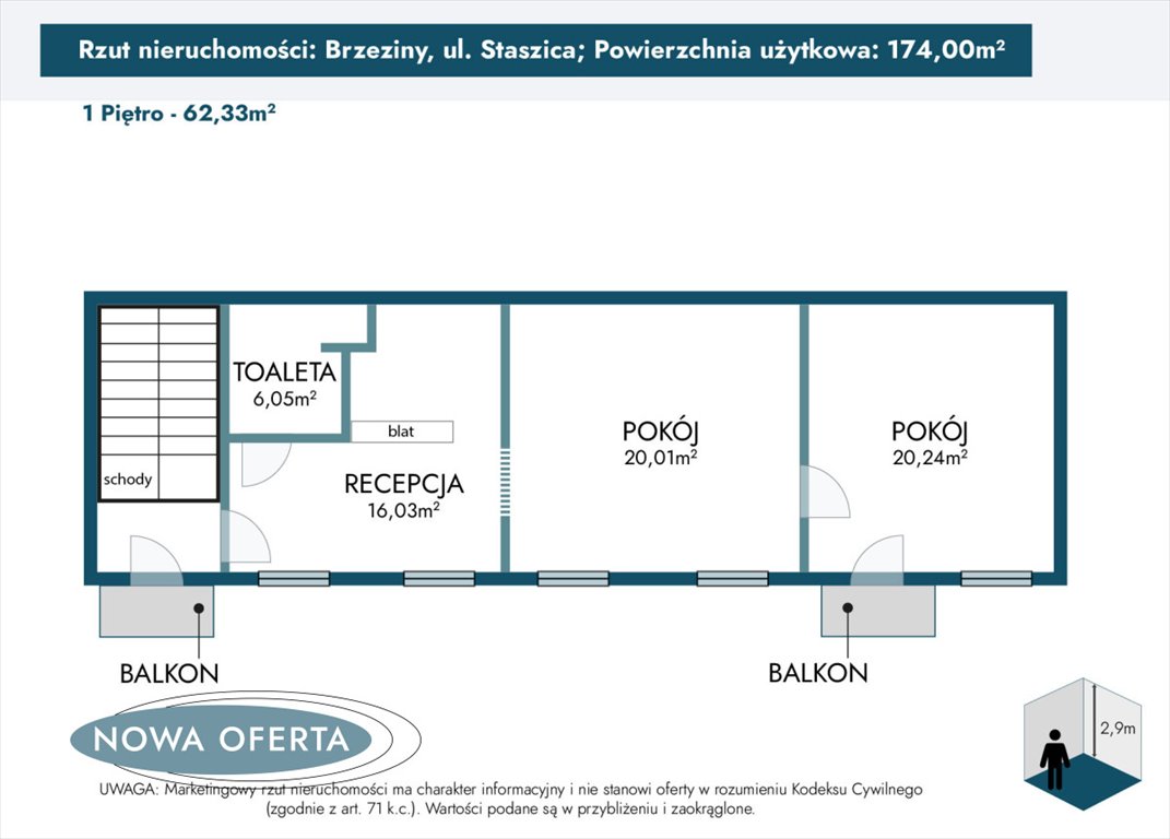 Dom na sprzedaż Brzeziny, Stanisława Staszica  300m2 Foto 5