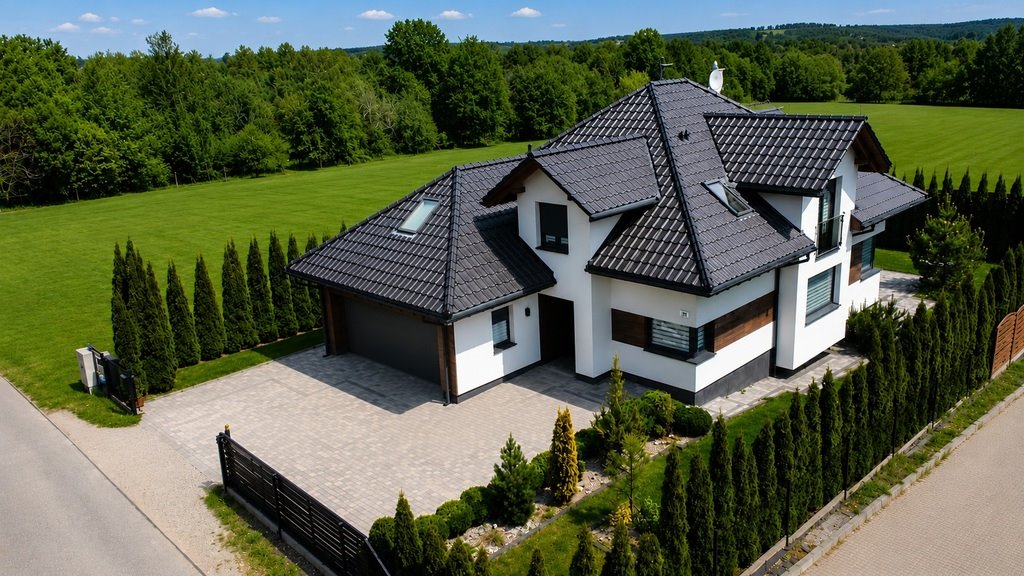 Nowoczesny dom 212 m² z garażem i ogrodem - Rzeszów Rzeszów, Herbowa  212m2 Foto 1