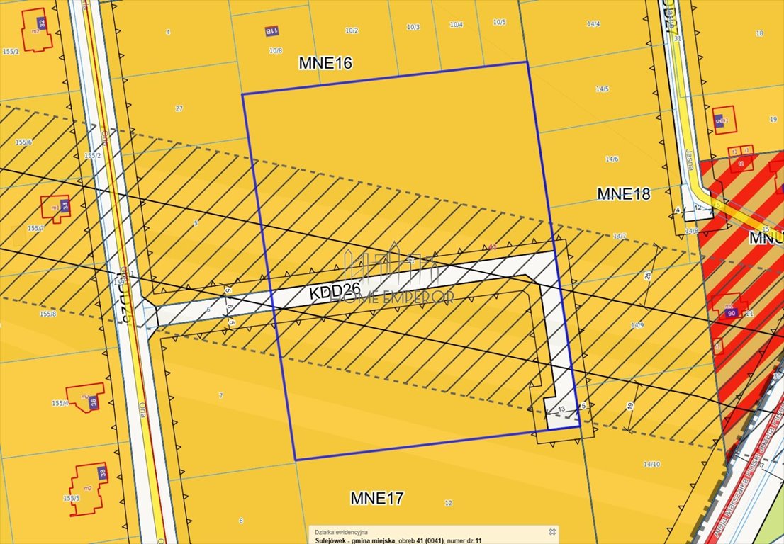 Działka 17 096 m² z planem zabudowy i mediami - Sulejówek Sulejówek, Orla  17 096m2 Foto 1