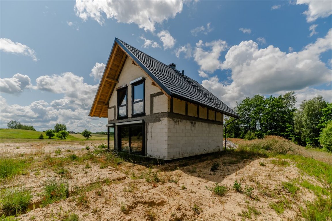 Nowoczesny dom w stanie surowym z dużą działką, 136 m² Jamno  136m2 Foto 1