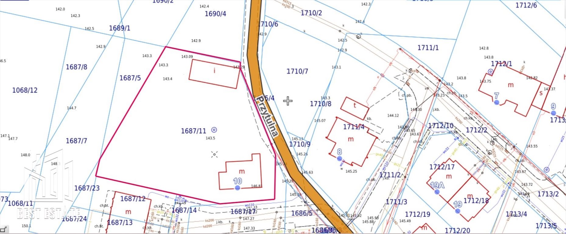 Działka budowlana na sprzedaż Białystok  1 626m2 Foto 1