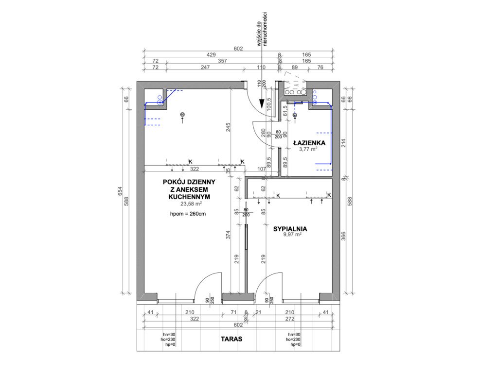 Mieszkanie dwupokojowe na sprzedaż Świnoujście, Uzdrowiskowa  37m2 Foto 6