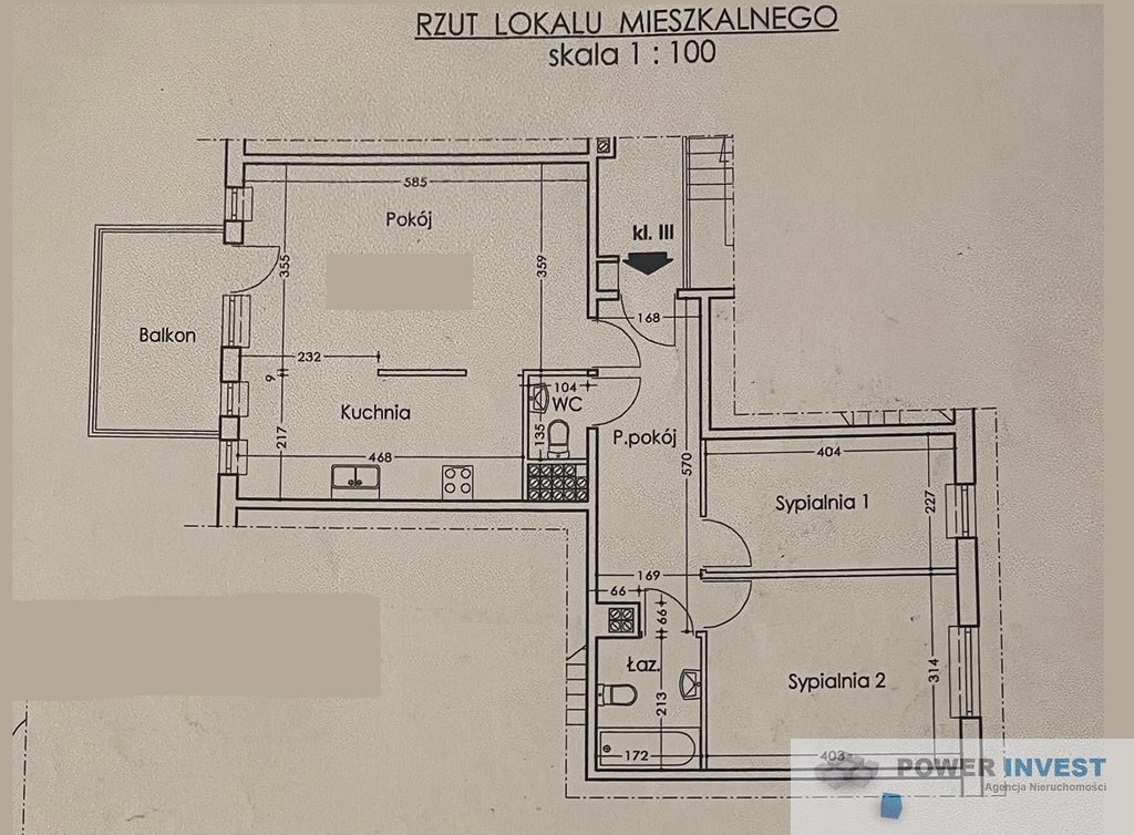 Mieszkanie trzypokojowe na sprzedaż Kraków, Dębniki, Dębniki  68m2 Foto 14