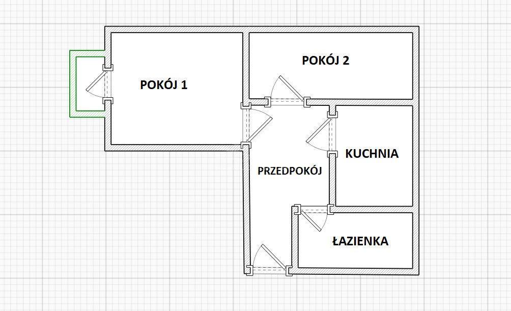 Mieszkanie dwupokojowe na sprzedaż Chełm  53m2 Foto 8