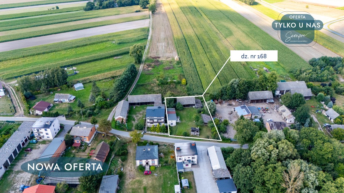 Działka z zabudowaniami w Tarnówce – 1300 m², pełna własność Tarnówka  1 300m2 Foto 1