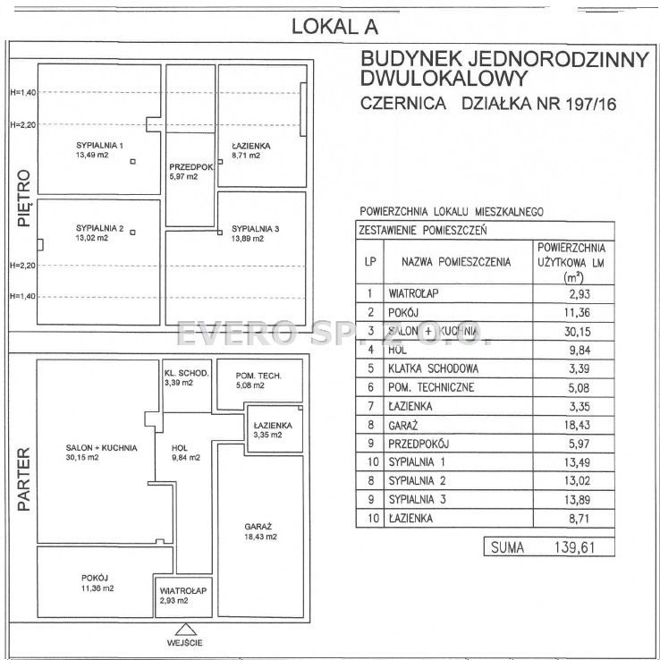 Dom na sprzedaż Czernica, CZERNICA - DOM Z DUŻĄ DZIAŁKĄ - GARAŻ  140m2 Foto 4