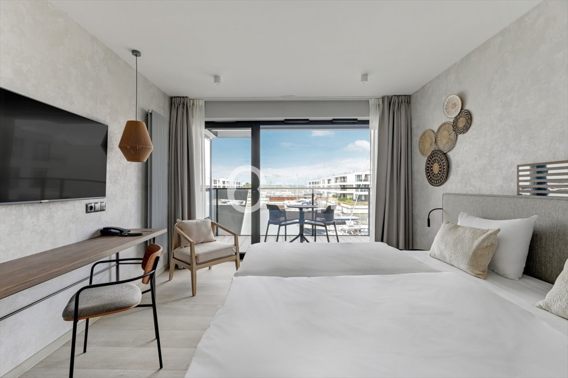 Luksusowy apartament z widokiem na marinę, gotowy do wynajmu Gdańsk, Sobieszewo, Łąkowa  23m2 Foto 1