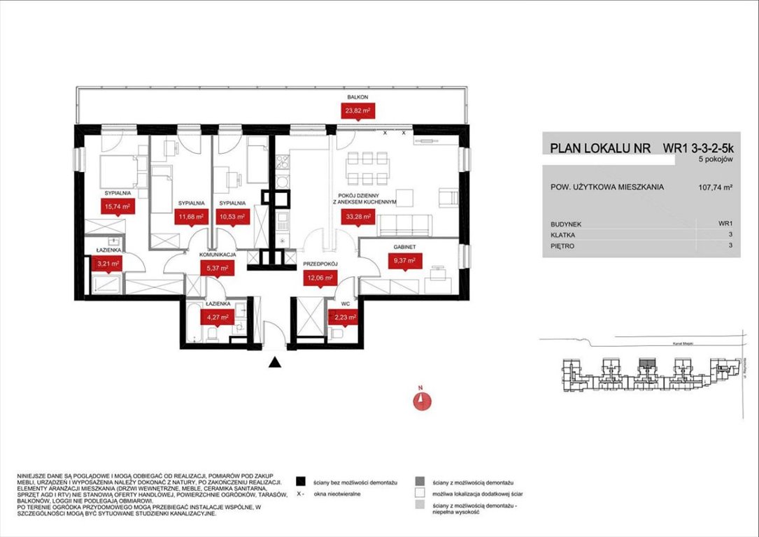 Mieszkanie na sprzedaż Wrocław, Śródmieście  108m2 Foto 2