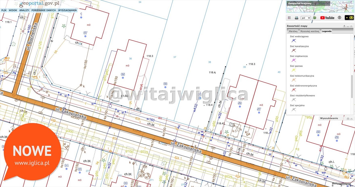 Działka inna na sprzedaż Wrocław, Fabryczna, Złotniki, Zakopiańska  1 403m2 Foto 6