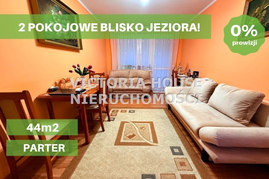 Mieszkanie dwupokojowe na sprzedaż Ełk, Osiedle Jeziorna  44m2 Foto 1