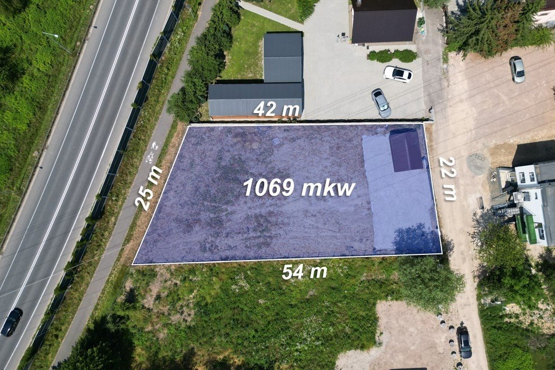 Działka usługowa 1069 m² z mediami i parkingiem polecam Kopanka, Skawińska  1 069m2 Foto 1