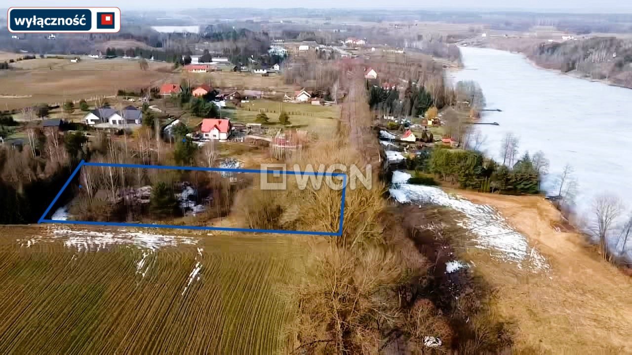 Działka 3962 m² z warunkami zabudowy, jezioro, zjazd Bartosze  3 962m2 Foto 1