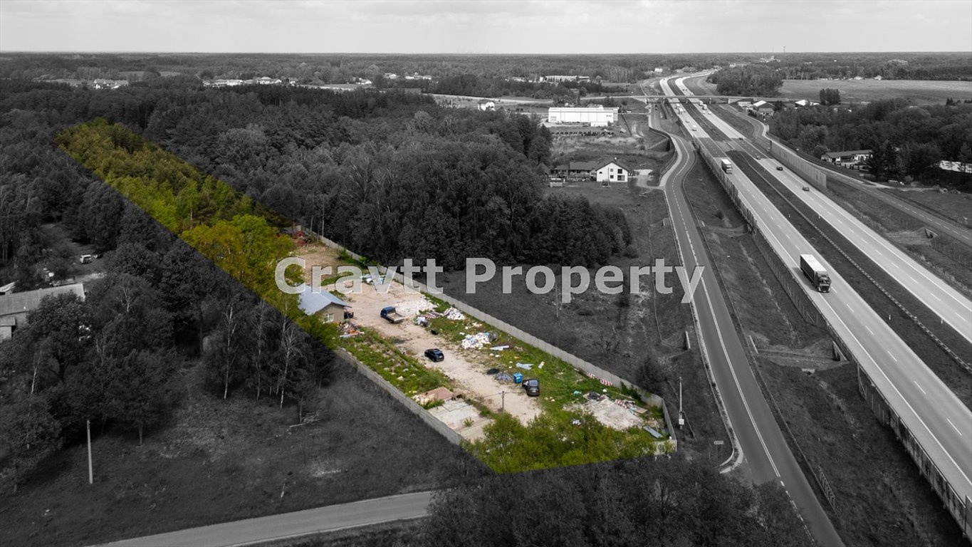 Działka 1,25 ha z mediami, szybki dojazd do Warszawy Grzymek  12 250m2 Foto 1